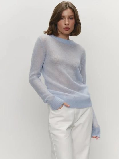 | Mohair Crewneck