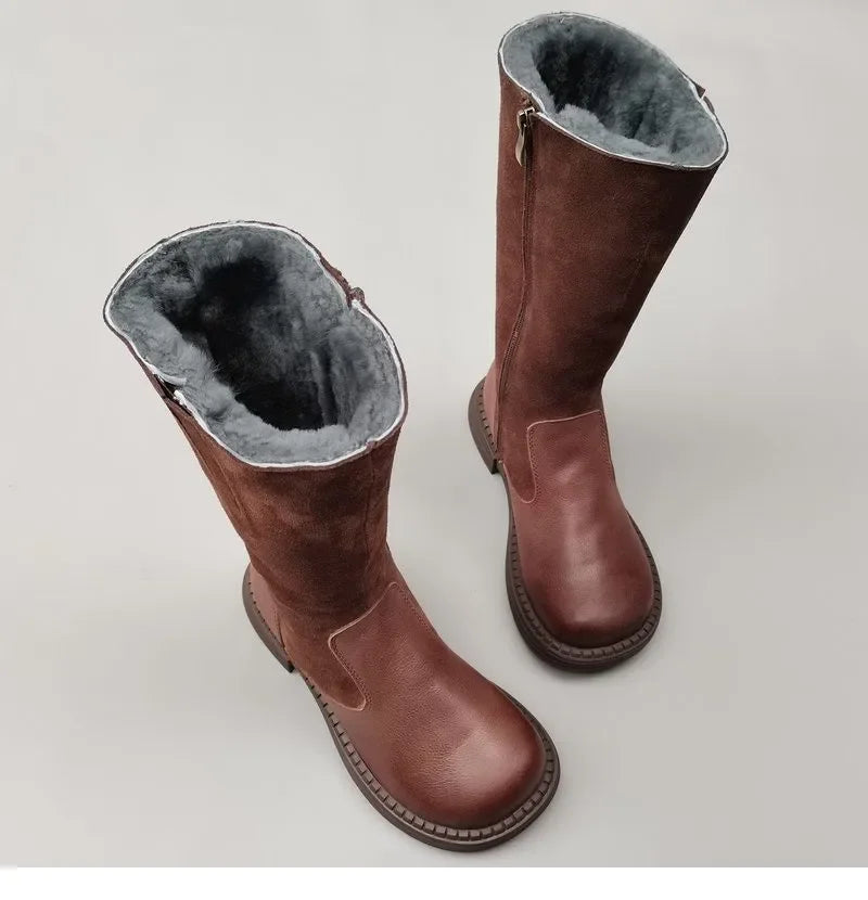 | Shearling Riding Boots