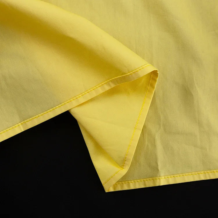 Solid Pocket Blouse Two-piece Set Women Single Breasted Short Sleeve Blouse+Elastic Waist Long Skirts Elegant Casual Skirts Sets