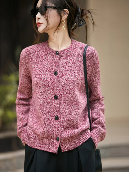 | Chunky-Knit Alpaca-Blend Cardigan