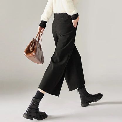| Woolen Wide Leg Pants