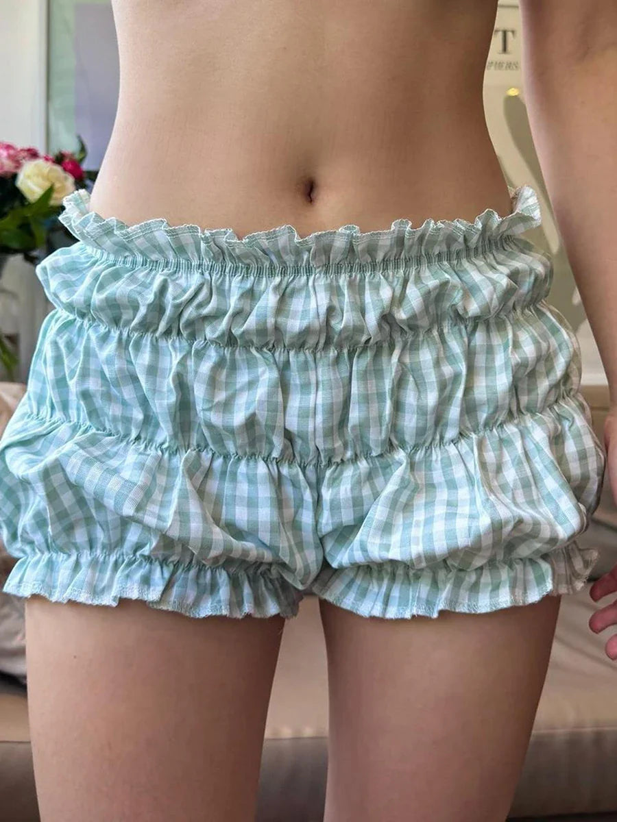 Striped Patchwork Vacation Short