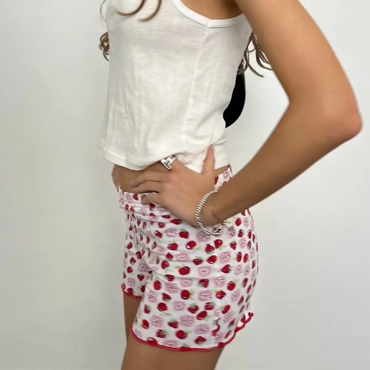 Waffle Foldover Lounge Short