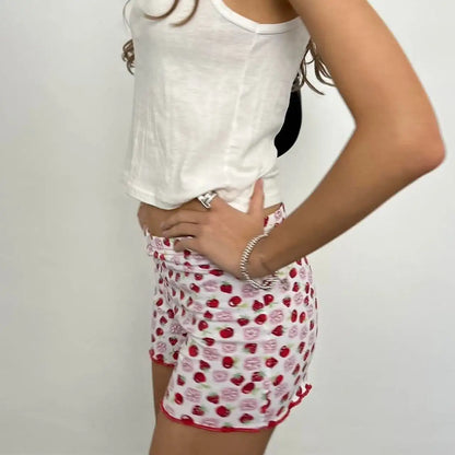 Waffle Foldover Lounge Short