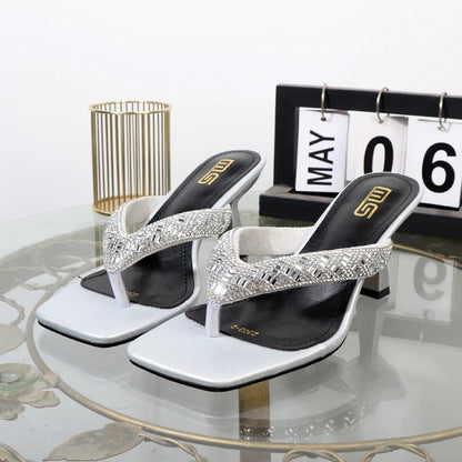 Stylish summer stiletto high heel sandals for women
