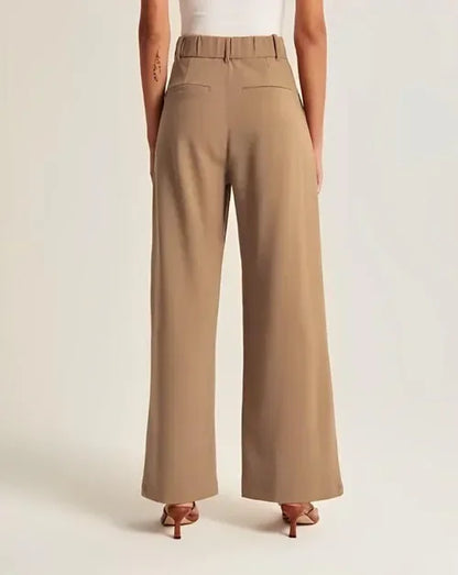 | Tailored Wide-Leg Trousers