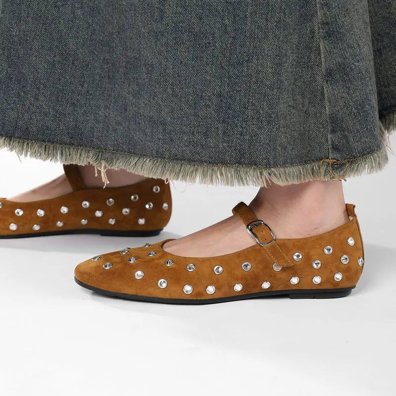 | Studded Mary Janes