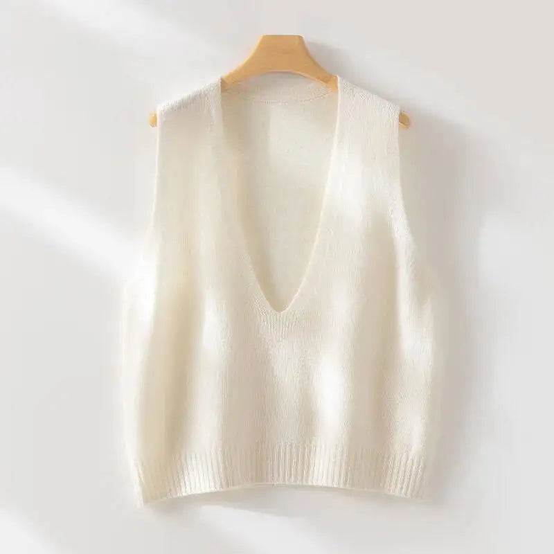 | Deep-V Wool Vest