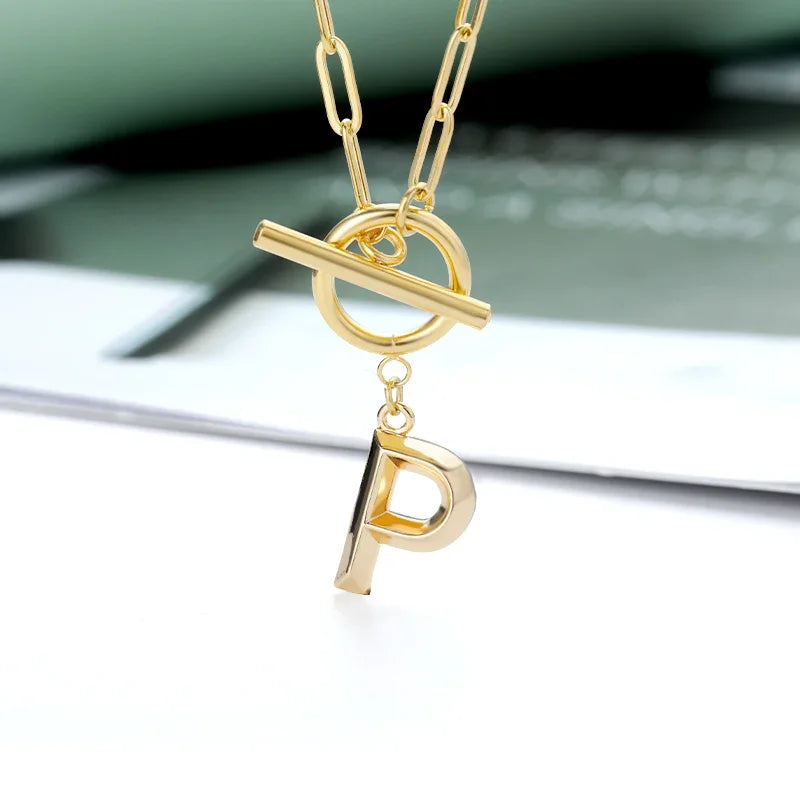 The Initial Toggle Necklace