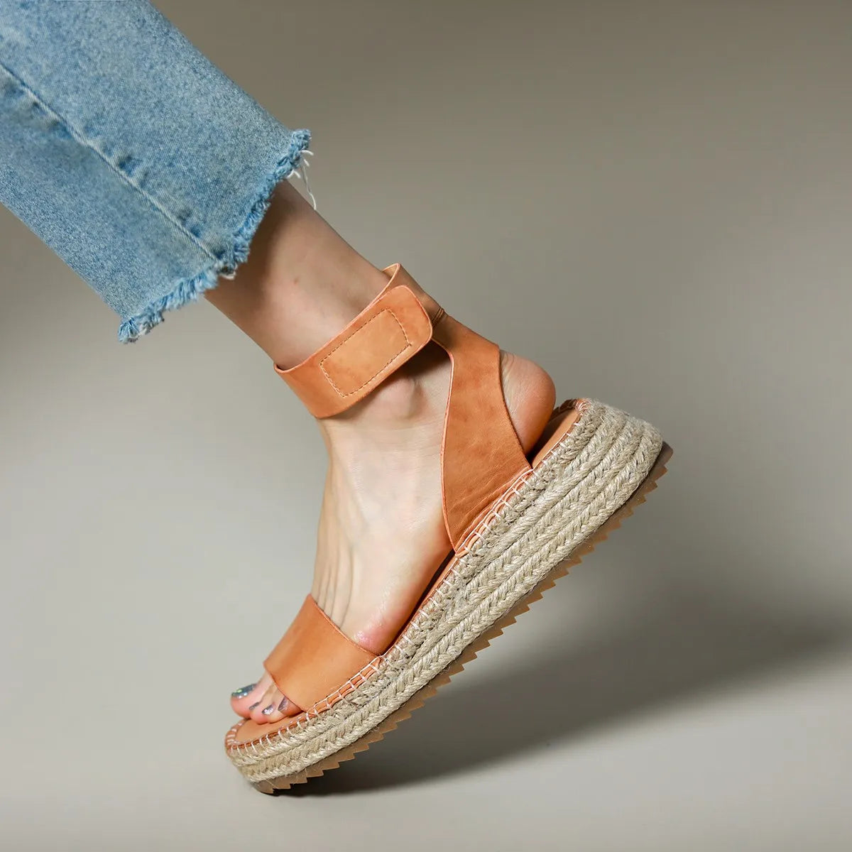 | Women's Leather Strap Sandals