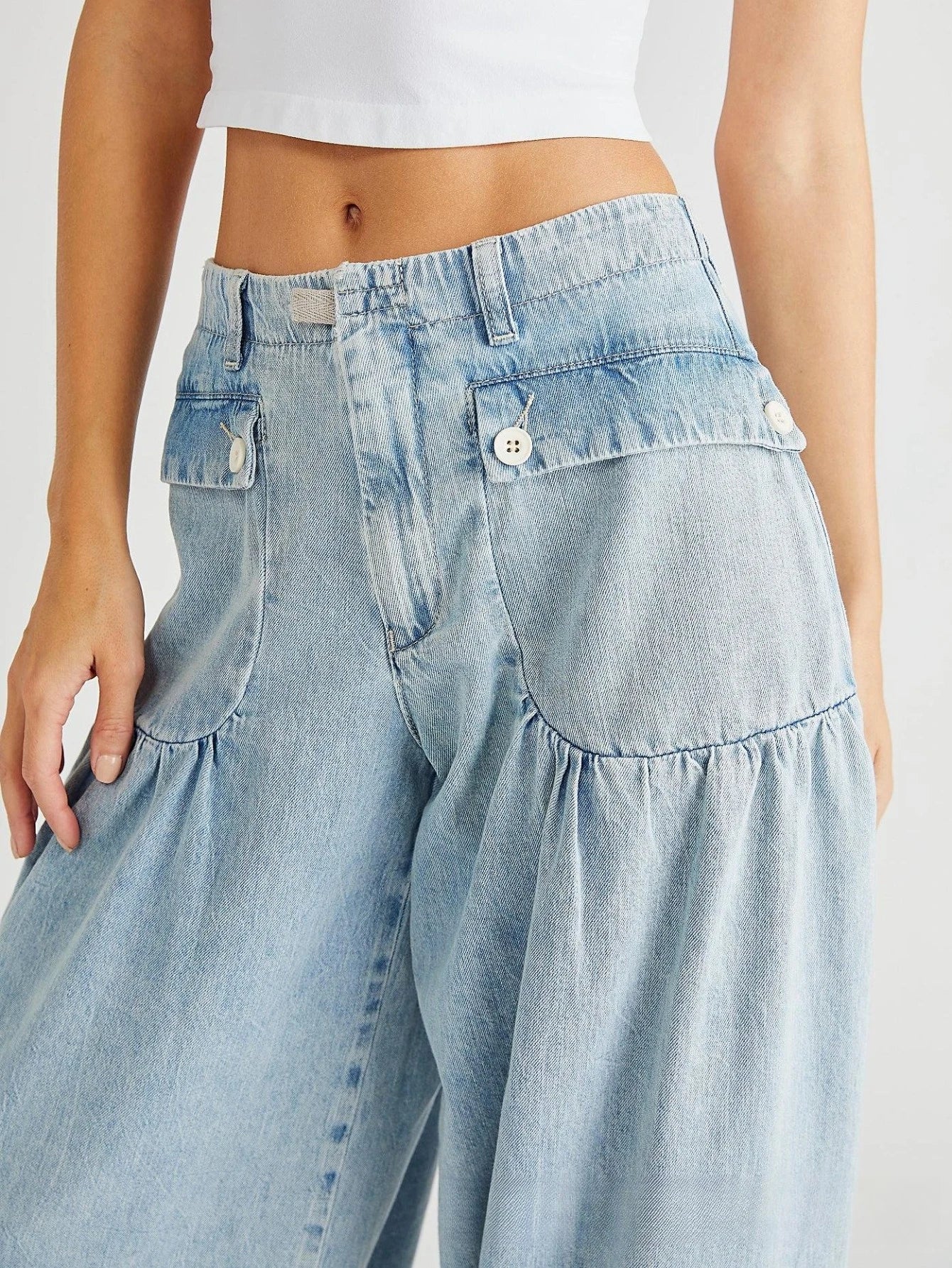 | Wide-Leg Denim