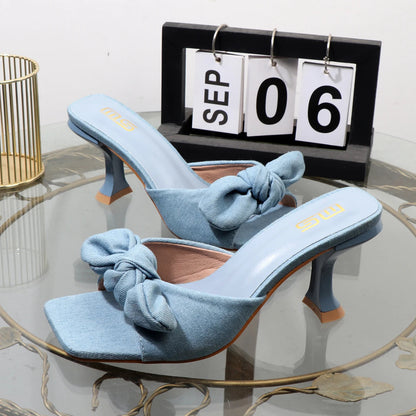 Square Toe Thin Heel Sandals - High-Value Women's Drag High-Heeled Shoes