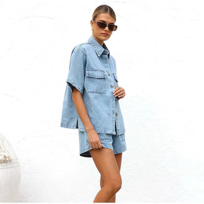 | Denim 2-Piece Set