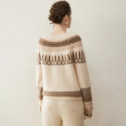 | Fair Isle Cashmere Sweater