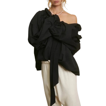 | Puffed Cotton Blouse
