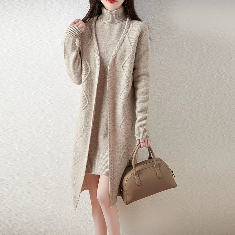 | Cable-Knit Cardigan