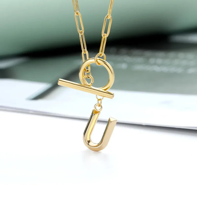 The Initial Toggle Necklace