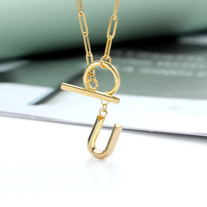 The Initial Toggle Necklace