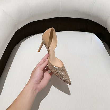 Exquisite High Heels for Women with Pointed Toe and Shallow Mouth