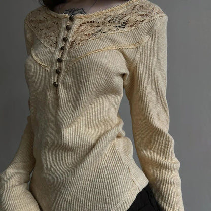 Sheer Loose Knit Top