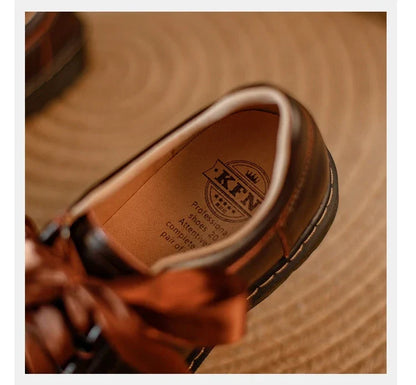 | 100% Leather Oxford Shoes