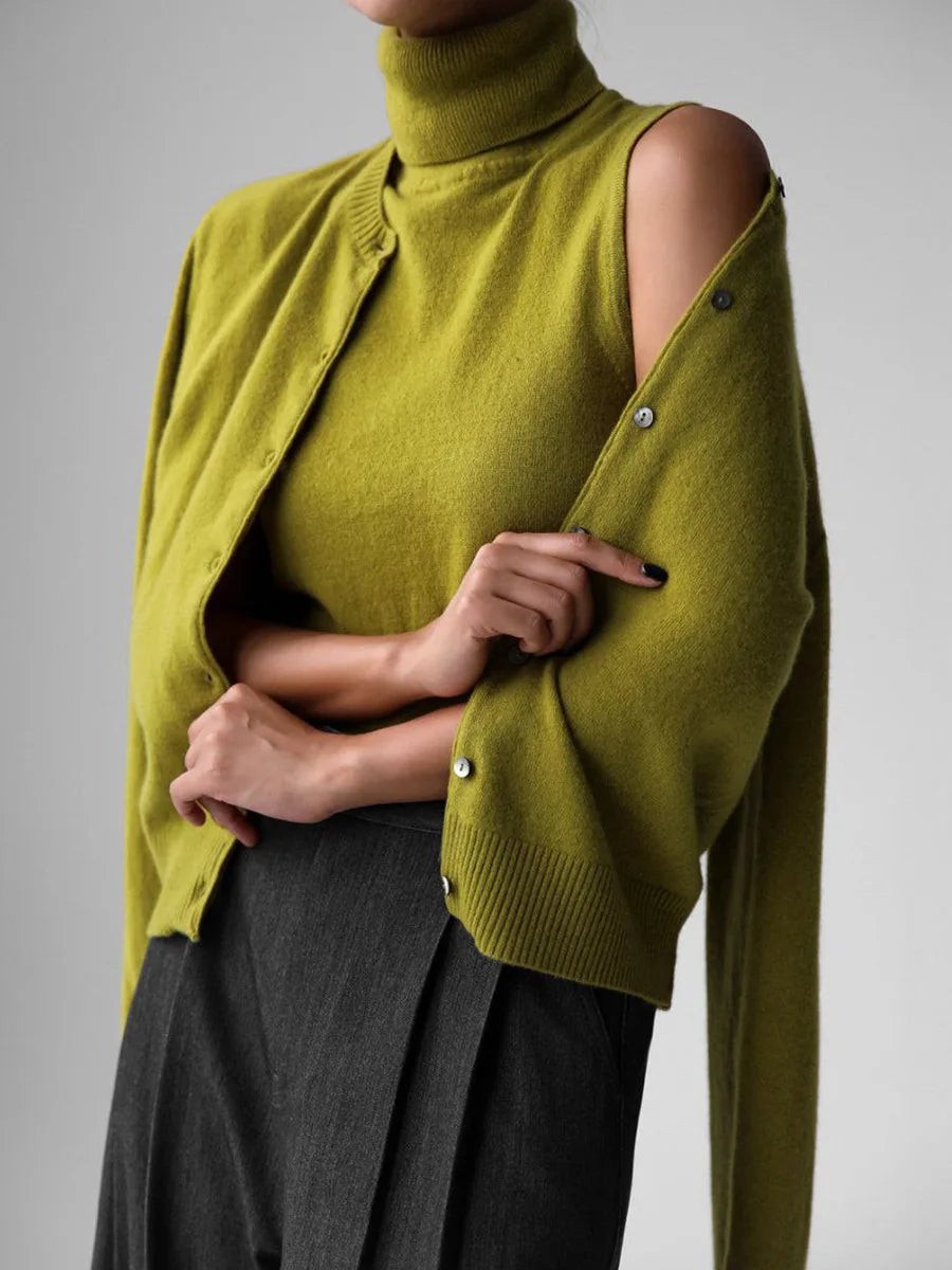 | High-Neck Vest