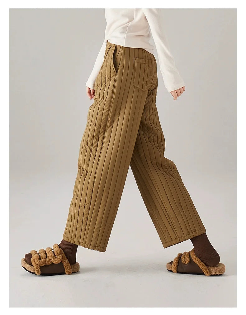 | Cotton Wide-Leg Pants