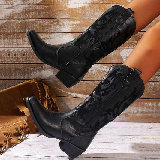 Noir Cowboy Boots