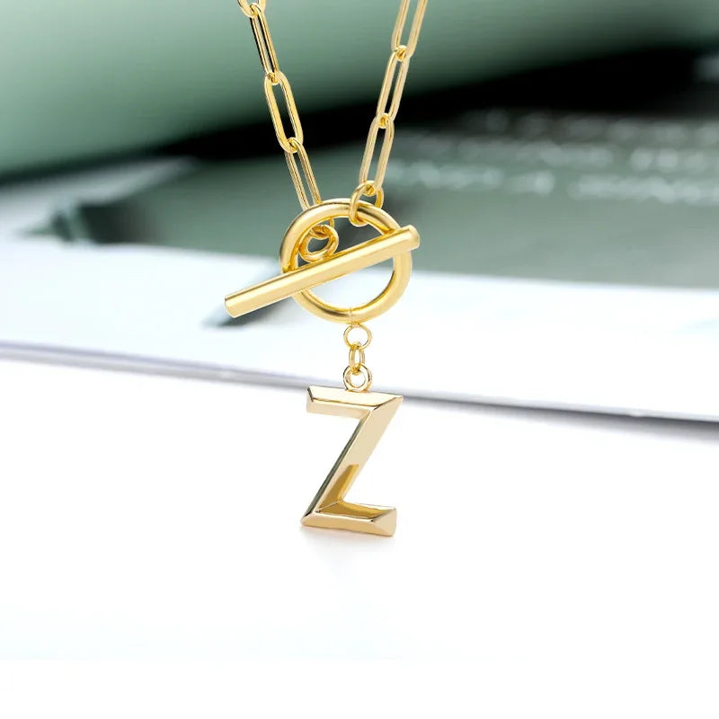 The Initial Toggle Necklace
