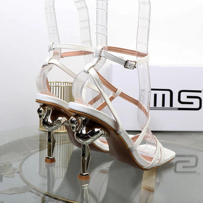 Unique Large Size High-Heeled Outdoor Sandals