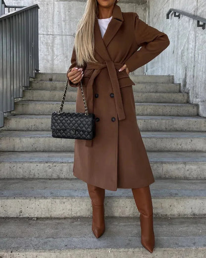 The Addison — Classic Double-Breasted Trench Coat