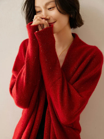 | Cashmere Shawl Sweater
