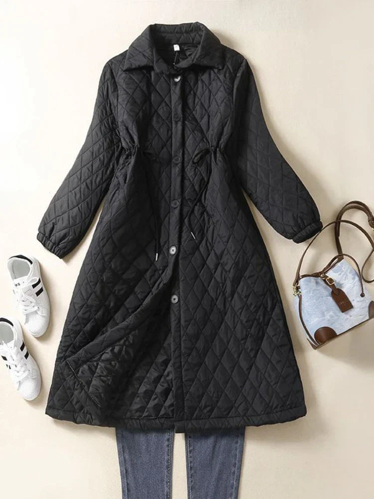 | Quilted Long Coat