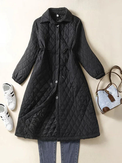 | Quilted Long Coat