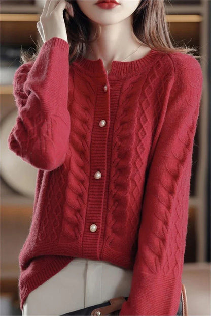 | Pearl Button Cardigan