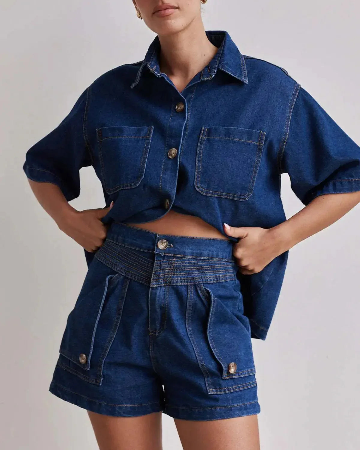 | 100% Cotton Denim Set