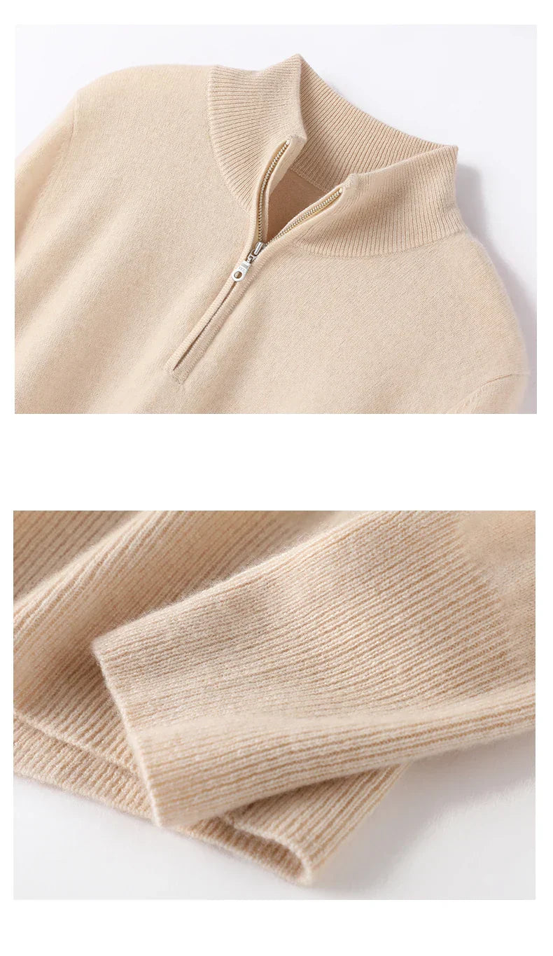 | Cashmere Half-Zip