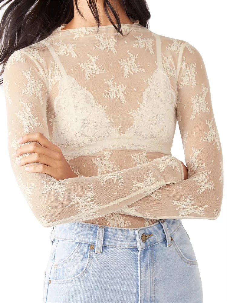 | Lace Transparent Top