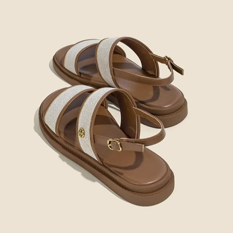 | Italian Woven Strap Sandals