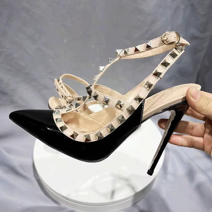 Designer Spike Rivets High Heel Gladiator Sandals for Women