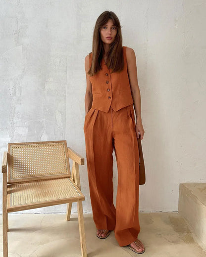 | Linen Trouser Set