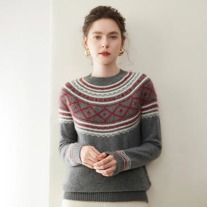 | Alpine Jacquard Cashmere Knit