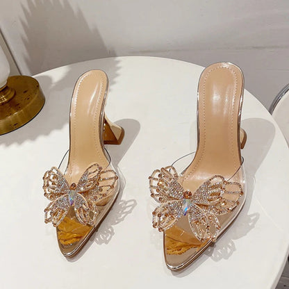 Summer High Heels Slippers for Sexy Street Style Woman