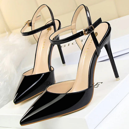 Patent Leather Stiletto Heels for Women - Sexy Party Pumps
