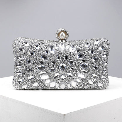 Diamond Encrusted Clutch Bag by Talia