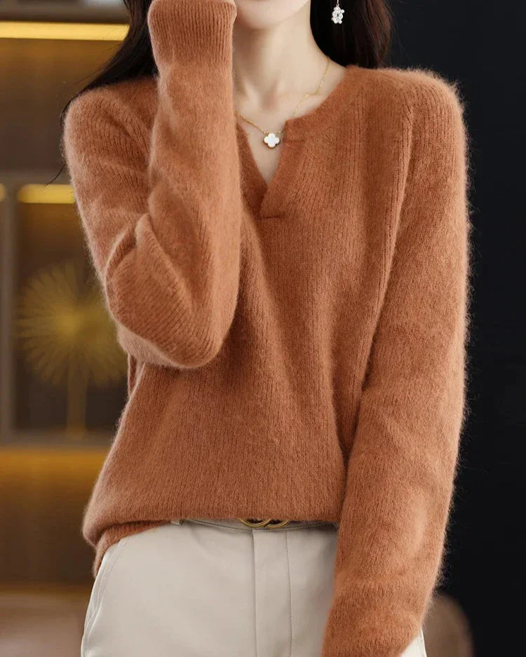 | Brushed Wool Pullover