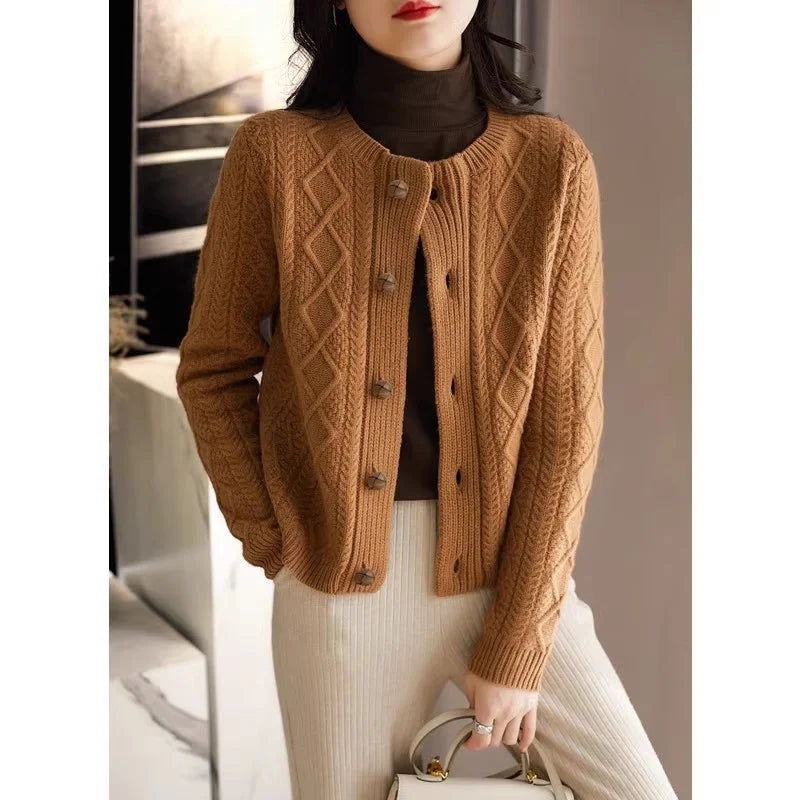 | Cable Knit Cardigan
