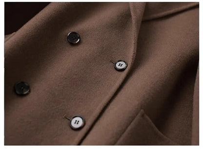 | Wool Herringbone Coat