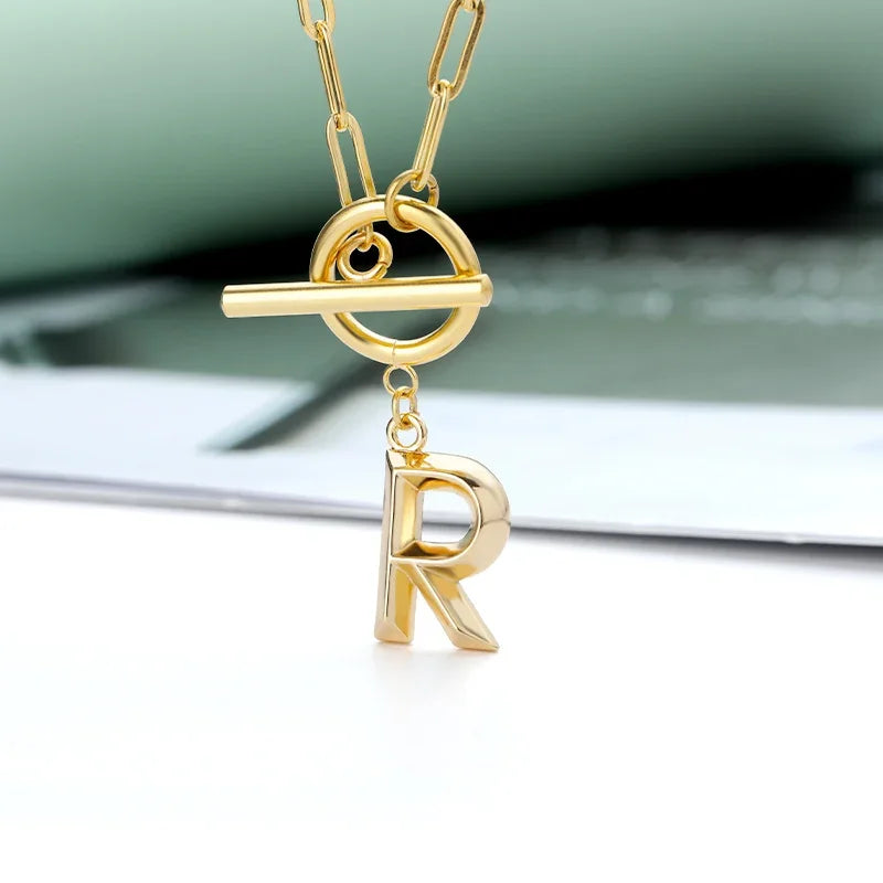 The Initial Toggle Necklace