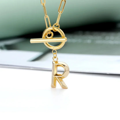 The Initial Toggle Necklace